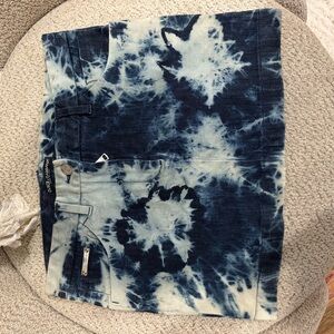 VTG Dolce & Gabbana Tie-Dye Denim Skirt size 40
